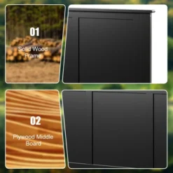 Costway Full Wood Headboard Flat Panel Pre-drilled Holes Height Adjustment -Furniture Sale Store GUEST 63236539 92f1 4de2 9fe3 65ea81ef1686