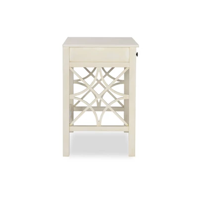 Whitley Antique Desk White - Linon 3 Whitley Antique Desk White - Linon - Image 3