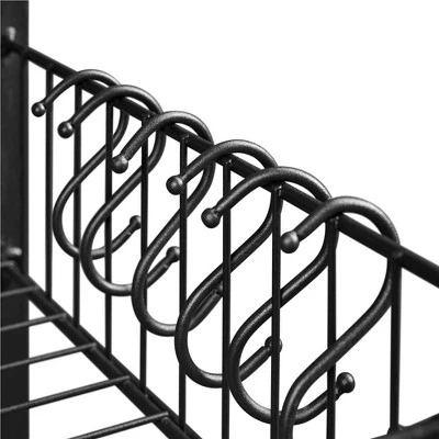 Yaheetech Utility Kitchen Storage Rack With 4 Shelves 4 Yaheetech Utility Kitchen Storage Rack With 4 Shelves - Image 4
