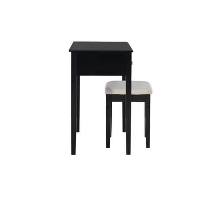 Camden Vanity Set Black Cherry - Linon 4 Camden Vanity Set Black Cherry - Linon - Image 4