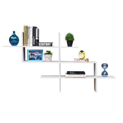 3 Tier Floating Ladder Accent Shelf - Danya B 6 3 Tier Floating Ladder Accent Shelf - Danya B - Image 6