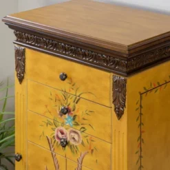 Beatrice Antique Parchment Hand Painted Jewelry Armoire - Powell Company 22 Beatrice Antique Parchment Hand Painted Jewelry Armoire - Powell Company -Furniture Sale Store GUEST 66832f54 975a 488a 8fe5 38faac8c8b8e
