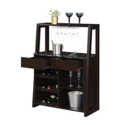 Uptown Wine Bar With Cabinet Faux Black Marble/Espresso - Breighton Home 8 Uptown Wine Bar With Cabinet Faux Black Marble/Espresso - Breighton Home -Furniture Sale Store GUEST 66a6d046 6e78 465f ac19 dee4d590d0ba