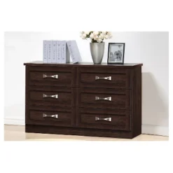 Colburn Modern And Contemporary 6 Drawer Wood Storage Dresser Dark Brown Finish - Baxton Studio 7 Colburn Modern And Contemporary 6 Drawer Wood Storage Dresser Dark Brown Finish - Baxton Studio -Furniture Sale Store GUEST 66ef3c62 5caf 42e5 a225 6c2b61c74bba