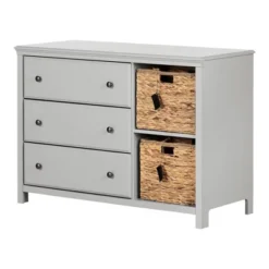 Cotton Candy 3 Drawer Dresser With Baskets - South Shore -Furniture Sale Store GUEST 6747e210 e59b 4290 9da2 f1bf14ebe3a6