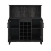 Wine Bar Cabinet With Glass Doors - Home Source