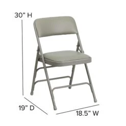 Emma And Oliver 4 Pack Home & Office Portable Party Events Padded Metal Folding Chair -Furniture Sale Store GUEST 67cf36d9 04d4 4950 bf4f 9b1e9580c531