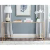Lucille Console Table - Gold/Glass - Safavieh