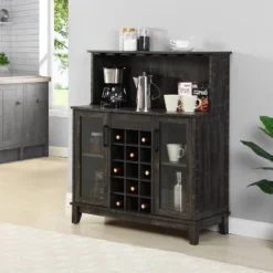 Wine Bar Cabinet With Glass Doors - Home Source -Furniture Sale Store GUEST 6819d83e 89d1 4018 aff2 3610737f3731