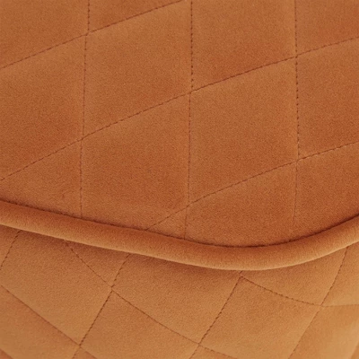 Schroeder Orange Fabric Ottoman Orange - Inspire Q 5 Schroeder Orange Fabric Ottoman Orange - Inspire Q - Image 5