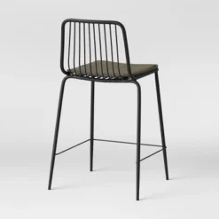 Set Of 2 Sodra Rounded Seat Wire Counter Height Barstool Black - Threshold™ -Furniture Sale Store GUEST 6b7f294e b01b 43f7 ab3c d0ae1779d18d