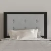 Merrick Lane Headboard Upholstered Button Tufted Headboard With Metal Frame And Adjustable Rail Slots