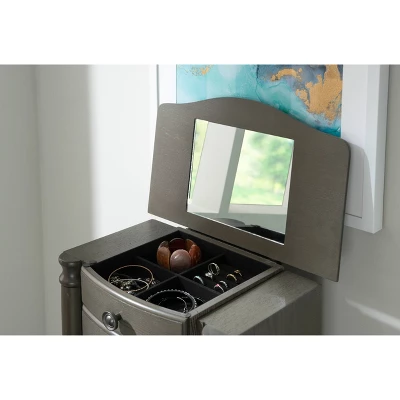 Sedalia Jewelry Armoire Gray - Powell Company 9 Sedalia Jewelry Armoire Gray - Powell Company - Image 9