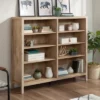 47.63" Pacific View Horizontal Bookcase Prime Oak - Sauder