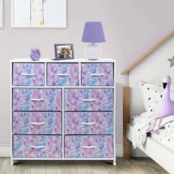 Sorbus Drawer Dresser For Bedroom Home Purple