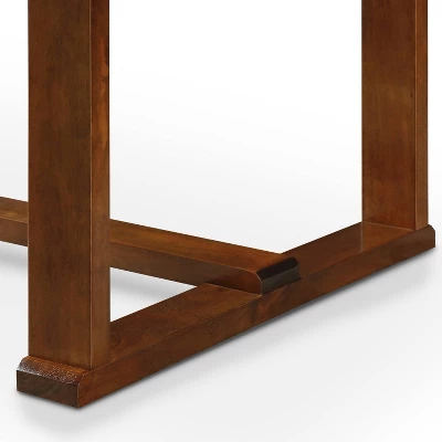 Wesley Extendable Dining Table Brown - ClickDecor 7 Wesley Extendable Dining Table Brown - ClickDecor - Image 7