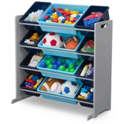 Delta Children Kids' Toy Storage Organizer With 12 Plastic Bins -Furniture Sale Store GUEST 6d659124 6cd4 454a afcd bbe955f641b2