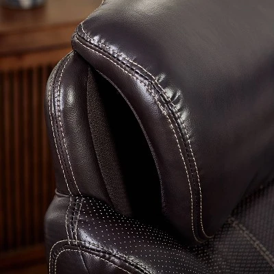 AIR Health & Wellness Big & Tall Executive Chair Brown Leather - Serta 10 AIR Health & Wellness Big & Tall Executive Chair Brown Leather - Serta - Image 10