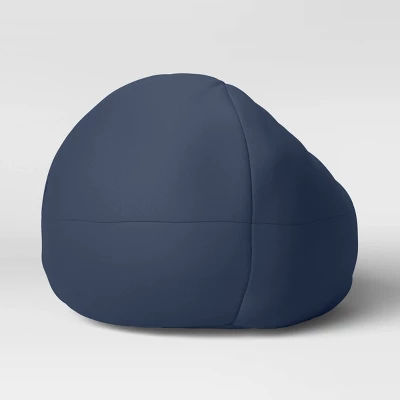 Canvas Kids' Bean Bag Navy - Pillowfort™ 3 Canvas Kids' Bean Bag Navy - Pillowfort™ - Image 3