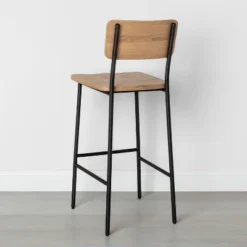 Wood & Steel Bar Stool - Natural/Black - Hearth & Hand™ With Magnolia 8 Wood & Steel Bar Stool - Natural/Black - Hearth & Hand™ With Magnolia -Furniture Sale Store GUEST 6eaa47a6 9822 41a0 a64f 3de14d1eaffd