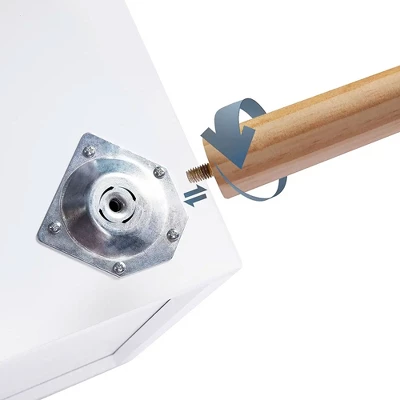 Sweetgo Modern Wooden Bedroom Nightstand End Side Table With 4 Anti-Slip Rubber Padded Legs, And 2 Groove-Handled Storage Drawers 1 Sweetgo Modern Wooden Bedroom Nightstand End Side Table With 4 Anti-Slip Rubber Padded Legs, And 2 Groove-Handled Storage Drawers