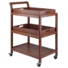 Albert Entertainment Cart Walnut - Winsome