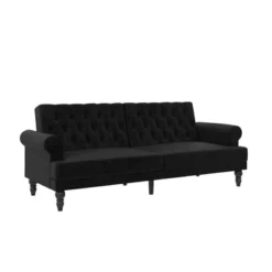 Cassidy Upholstered Futon - Paris Hilton X The Novogratz -Furniture Sale Store GUEST 71483bc6 0c6c 4af4 b904 269e4c1684b6