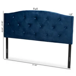 Leone Velvet Fabric Upholstered Headboard - Baxton Studio 9 Leone Velvet Fabric Upholstered Headboard - Baxton Studio -Furniture Sale Store GUEST 71542883 d05a 4894 a556 3354b7db2676
