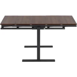 55 Downing Street Walnut And Gray Convertible Bookshelf Dining Table -Furniture Sale Store GUEST 71f52c50 c40c 4c46 99c8 f92018ebd863