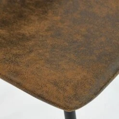 Harold+Bingo Modern 5 Piece Black Round Dining Table Set With Black Faux Leather Dining Chairs Set Of 4 With Walnut Finish Legs-Maison Boucle 13 Harold+Bingo Modern 5 Piece Black Round Dining Table Set With Black Faux Leather Dining Chairs Set Of 4 With Walnut Finish Legs-Maison Boucle -Furniture Sale Store GUEST 723eef4d 52c3 4ef6 a4dd 652d3828309d