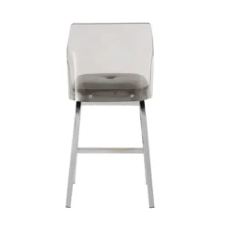 Set Of 2 24" Svana Chrome Finish Velvet Swivel Counter Height Barstools Gray - Inspire Q 12 Set Of 2 24" Svana Chrome Finish Velvet Swivel Counter Height Barstools Gray - Inspire Q -Furniture Sale Store GUEST 727ecfe0 90bf 49d3 a0cf 757b55ec3b1a