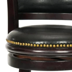 Brockway Swivel Counter Stool - Cappuccino/Black - Safavieh -Furniture Sale Store GUEST 72c95e5e ceb5 4bc4 9443 f817da0819b4