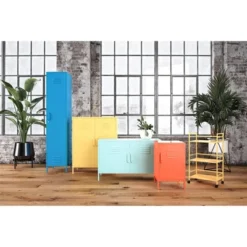 Cache Metal Rolling Cart Blue - Novogratz 17 Cache Metal Rolling Cart Blue - Novogratz -Furniture Sale Store GUEST 72cf4fd6 b6d7 4d08 89d0 3e83a213fc6b