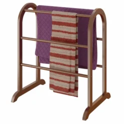 Eleanor Quilt Rack - Antique Walnut - Winsome -Furniture Sale Store GUEST 72f2867e b199 4990 81a2 da0890d1af58