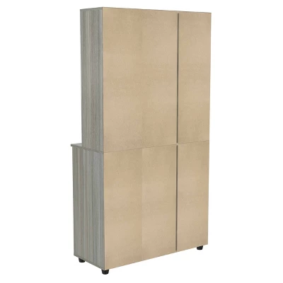 Kitchen/Microwave Storage Cabinet Smoke Oak - Inval 7 Kitchen/Microwave Storage Cabinet Smoke Oak - Inval - Image 7