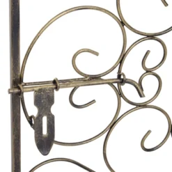 HOMCOM 45 Bottle Wrought Iron Wine Rack Jail With Lock - Antique Bronze -Furniture Sale Store GUEST 739802b4 5837 4865 ad18 4d6817e30d28