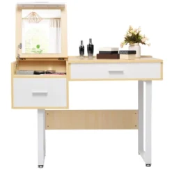 Costway Vanity Table Flip Top Square Makeup Table Writing Table -Furniture Sale Store GUEST 73f1f33c 4b8b 4ff8 832e ea9da907a7e6