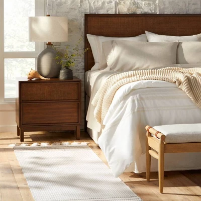 Wood & Cane Transitional Nightstand - Hearth & Hand™ With Magnolia 7 Wood & Cane Transitional Nightstand - Hearth & Hand™ With Magnolia - Image 7