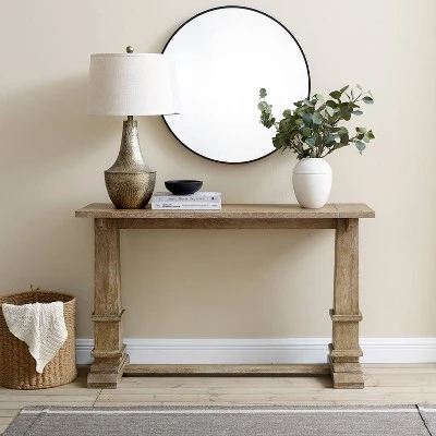 Joanna Console Table Rustic Brown - Crosley 2 Joanna Console Table Rustic Brown - Crosley - Image 2