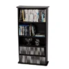 Drawbridge Multimedia Storage Rack Black - Atlantic