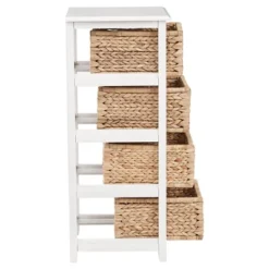 Seabrook Four Storage Unit White - OSP Home Furnishings