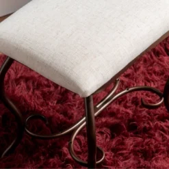 Clarisse Metal Vanity Set Brown - Linon -Furniture Sale Store GUEST 76fa86f0 0e0b 490b a0a3 525ec86bb796