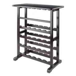 Vinny Wine Rack Espresso Dark Espresso - Winsome -Furniture Sale Store GUEST 77530412 e42e 4f37 8fea 916058a6b69d