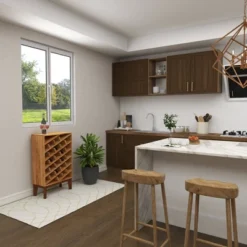 Modern Wood Wine Rack Brown - Olivia & May -Furniture Sale Store GUEST 77bec660 9bcf 494d 99ef 2fdcc472638a