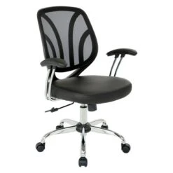 Screen Back Chair Faux Leather - Office Star -Furniture Sale Store GUEST 7855b4df c3fc 4e8f a092 ed6fc77046ee