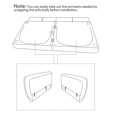 Costway Convertible Futon Sofa Bed PU Adjustable Couch Sleeper W/Wood Legs 9 Costway Convertible Futon Sofa Bed PU Adjustable Couch Sleeper W/Wood Legs - Image 9