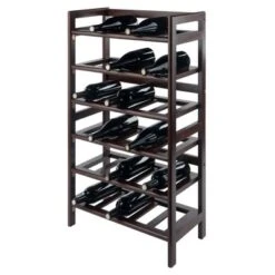 Silvi 30 Bottles Wine Rack Wood/Toasted Walnut - Winsome 10 Silvi 30 Bottles Wine Rack Wood/Toasted Walnut - Winsome -Furniture Sale Store GUEST 791f93b4 2cea 4d9f b751 98d2f1565432
