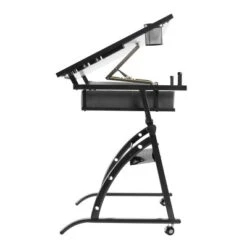 Core Drawing Table And Stool Set Charcoal Black/White - Studio Designs -Furniture Sale Store GUEST 79f7bda2 f520 41aa 8a87 36abcb8283e3