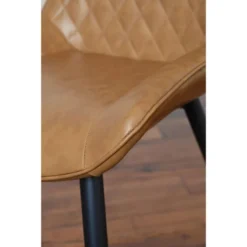 Set Of 2 Cooly Tufted Faux Leather Dining Chairs Camel - Abbyson Living -Furniture Sale Store GUEST 7b087321 f046 4909 bf31 5f64a57899b7