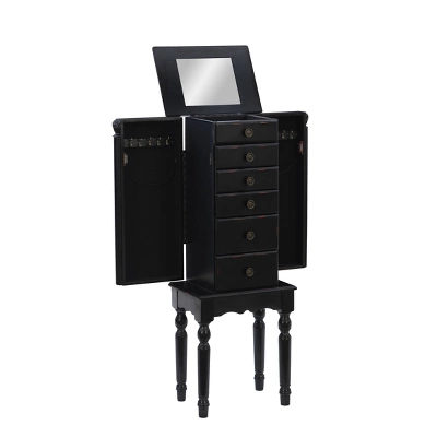 Aria Jewelry Armoire Black - Powell Company 2 Aria Jewelry Armoire Black - Powell Company - Image 2